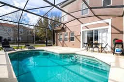 Amazing 4Bd Screened Pool Close to Disney 4572