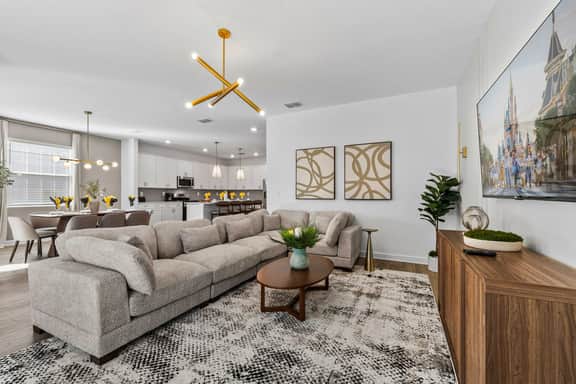 6BR Reunion Villa w Pool, Spa w Modern Decor 7894
