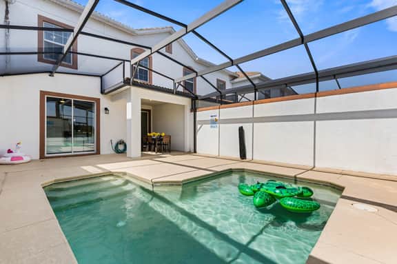 Private Pool 4Bd Near Disney w Resort Access 8971