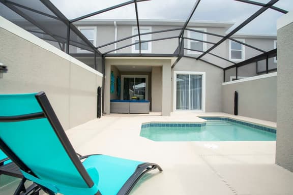 Fabulous 4Bedroom Pool Resort Close to Disney 4289