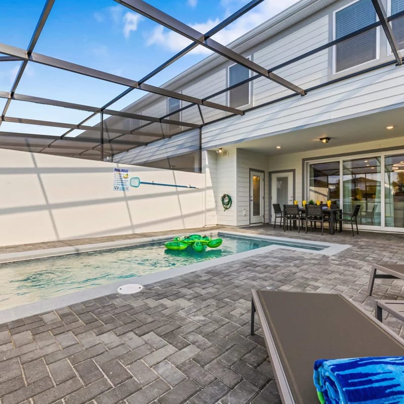 5BR Pool Home w Safari Loft & Themed Rooms 16200
